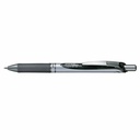 Roller cu gel Pentel Energel 0.7 mm, plastic, negru, grip cauciucat, linie precisa, 900 m scriere