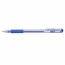 Roller gel Pentel Hybrid GelGrip 0.6 mm albastru, design ergonomic, scriere precisa