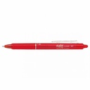 Roller cu gel Pilot Frixion Clicker, retractabil, 0.7 mm, rosu, reincarcabil, ergonomic