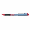 Roller cu gel Pentel Energel, 0.5 mm, plastic, rosu, design elegant, confortabil si durabil