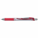 Roller cu gel Pentel Energel 0.7 mm, plastic, rosu - Scriere precisa si confortabila, design elegant