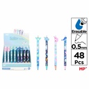Set 48 rollere Main Paper cu cerneala termosensibila, varf 0.5mm, animale marine