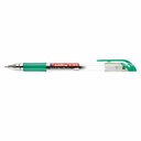 Roller gel Edding Cristal Jelly 2185, 0.7 mm, verde, experienta de scris linistita, rezistent la decolorare