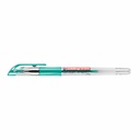 Roller cu gel Edding 2185, Varf 0.7 mm, Verde Metallic, Scriere Precisa si Confortabila
