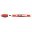 Roller cu cerneala Stabilo Bionic Worker Colorful, 0.5 mm, rosu, grip ergonomic, cerneala de inalta calitate