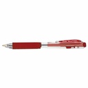 Roller cu gel Pentel Wow!Gel, 0.7 mm, plastic, rosu - Scrie cu stil si confort!