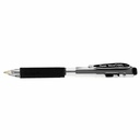 Roller cu gel Pentel Wow!Gel, 0.7 mm, plastic, negru - Scriere clara si confortabila