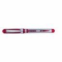 Roller cu gel Pentel EnerGel Xm Medium, 0.7 mm, rosu, netezime exceptionala, uscare rapida