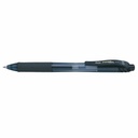Roller cu gel Pentel Energel X, 0.7 mm, plastic, negru, grip cauciucat, design modern