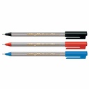 Set Liner Edding Office 89, Varf Fetru 0.3 mm, 3 Culori (Negru/Rosu/Albastru)