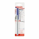 Fineliner Edding 55, Corp Rotund, Varf 0.3mm, Albastru, Ambalaj Blister