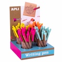 Pix Apli cu Mecanism, Corp din Pluta, Diverse Culori, Eco-Friendly, Scriere Fara Efort