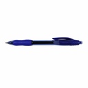 Pix cu gel Memoris-Precious, mecanism retractabil, 0.7 mm, albastru, grip ergonomic, varf precis