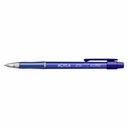 Pix retractabil Acvila Vision 301, plastic, albastru, grip ergonomic, mecanism retractabil