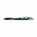 Pix retractabil Zebra Ola, corp cauciucat, varf 1 mm, negru, reincarcabil, ideal pentru uz zilnic