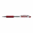 Pix Zebra Jimnie, Mecanism Retractabil, Grip Caucciucat, 0.7 mm, Rosu, Reincarcabil