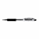 Pix retractabil Zebra Jimnie, grip cauciucat, corp plastic, 0.7 mm, negru, reincarcabil, economie si durabilitate