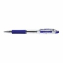 Pix Zebra Jimnie retractabil, grip cauciucat, varf 0.7 mm, albastru, reincarcabil cu rezerve K
