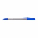 Pix Bic fara mecanism, corp transparent, scriere albastru, 50 bucati/cutie