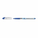 Pix gel Schneider Slider M, corp transparent, 0.4 mm, albastru, set 10 buc. - Scriere fina si fluenta