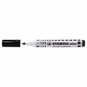 Marker Stabilo Plan 64 Reincarcabil, Varf Rotund 2.5-3.5mm, Negru - Scriere Nepermanenta, Eco-friendly