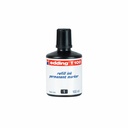 Tus Edding T100, Marker Permanent, 100ml, Negru Intens, Reincarcare Precisa