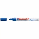 Marker permanent Edding 750, Corp Metalic, Varf Rotund 2-4 mm, Albastru - Scriere Precisa pe Materiale Diverse