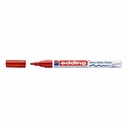 Marker permanent Edding 751, Corp Metalic, Varf Rotund 1-2 mm, Rosu - Scriere Precisa si Durabila, Potrivit pentru Materiale Variate
