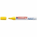Marker permanent Edding 750, corp metalic, varf rotund 2-4 mm, galben - Scriere precisa si durabila, ideal pentru diverse materiale