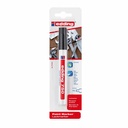 Marker Edding 750 cu vopsea, corp metalic, 2-4 mm, negru, pentru suprafete opace - marker de inalta calitate
