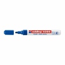 Marker pentru sticla Edding 4095, albastru, varf rotund 2-3 mm, opacitate excelenta