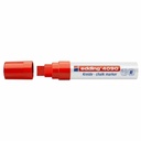 Marker Edding 4090 pentru sticla, creta lichida, 4-15 mm, rosu - Versatilitate creativa pentru decorare precisa