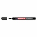 Marker permanent Edding 791, Corp Plastic, Varf Rotund 1-2 mm, Negru - Scriere Opaque si Durabila