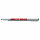 Marker nepermanent Edding OHP 152, varf rotund 1.0 mm, verde, rezistent la apa, ideal pentru sticla si plastic