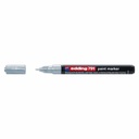 Marker permanent Edding 791, Vopsea Opaque, Corp Plastic, Varf Rotund 1-2 mm, Argintiu, Capac Ventilat
