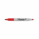 Marker permanent Papermate Sharpie cu doua capete, 0.5 mm si 1 mm, rosu - Versatilitate si precizie pentru marcari variate