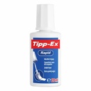 Fluid corector Tipp-Ex Rapid, Solvent, Burete Integrat, 20ml - Corecteaza rapid si precis