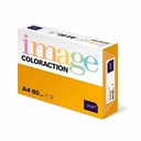 Hartie color Coloraction, A4, 80g/mp, portocaliu, 500 coli/top - Culori Vibrante si Calitate de Tiparire Excelenta