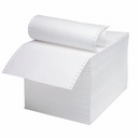Hartie Imprimanta Matriceala Super White, A4 2 Exemplare Alb/Alb, 900 Seturi - Ideala pentru Documente Fiscale, Perforatii pe Margine