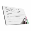 Chitantier autocopiativ A6, 50 file, 3 exemplare, 3 bucati/set, culori a/c/c - Organizare financiara eficienta, 50 tranzactii inregistrate