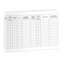 Registru intrare-iesire A4, 100 file, fata-verso, 3 carnete/set, hartie offset 80g, coperte din carton duplex - Set 3 carnete XYZ, model RegX