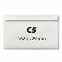 Plicuri C5, 162 x 229 mm, alb, autoadezive, 80 g/mp, 25 bucati - Set de Plicuri de Corespondenta Profesionale