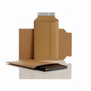 Plic carton A5+ maro, blocare dubla, 100 buc/cutie, rezistent la indoire, extensibil 50mm