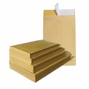Plicuri cu burduf Kraft, C4, 229 x 324 x 30 mm, 120 g/mp, 10 buc/set, banda silicon, rezistenta si extensibilitate