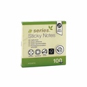 Notite Adezive A-Series 75 x 75 mm, Galbene, 100 file, Organizare Eficienta
