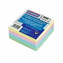 Notite adezive Donau, 76 x 76 mm, 400 file, multicolor, pentru organizare creativa