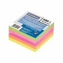 Notite autoadezive Donau, 76 x 76 mm, neon, 400 file - Organizare si creativitate in culori vibrante