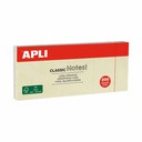 Notite adezive Apli, 38 x 51 mm, galbene, 300 file - Organizare eficienta in birou, scoala sau acasa