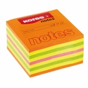 Notite adezive Kores, 75 x 75 mm, 450 file, Set Multicolor pentru Organizare Eficienta