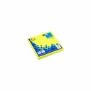 Notite adezive InFO Z-notes, 75x75 mm, galben neon, 80 file/set - Organizeaza-ti eficient ideile cu aceste notite vibrante